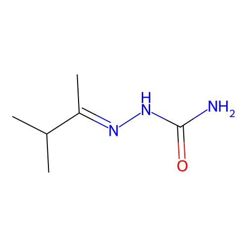 [(E)-3-methylbutan-2-ylideneamino]urea structure