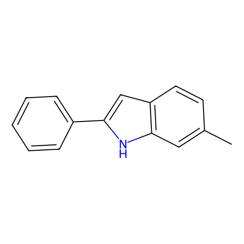 6-methyl-2-phenyl-1H-indole structure
