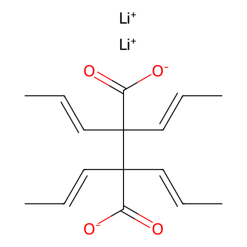 Dilithium tetrapropenylsuccinate structure