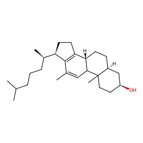 12-Methyl-18-norcholesta-8,11,13-trien-3-ol structure