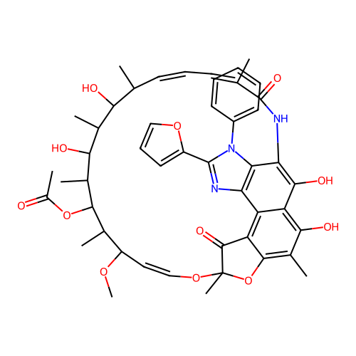 ANSAMYCIN R-127 structure