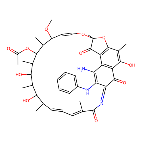 ANSAMYCIN R-116 structure