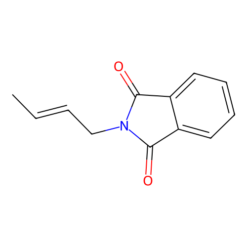 2-But-2-enylisoindole-1,3-dione structure