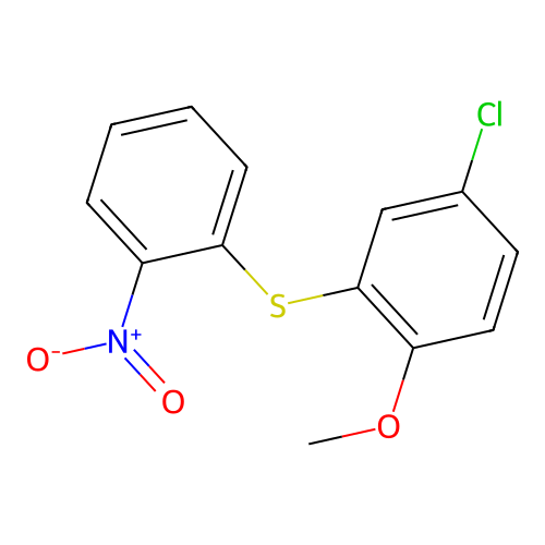 4-Chloro-1-methoxy-2-[(2-nitrophenyl)sulfanyl]benzene structure