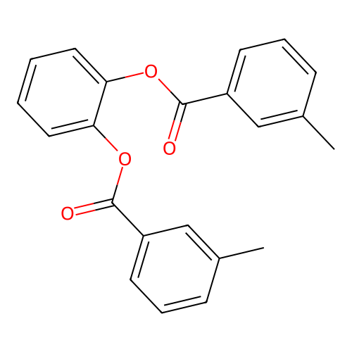 2-[(3-Methylbenzoyl)oxy]phenyl 3-methylbenzoate structure