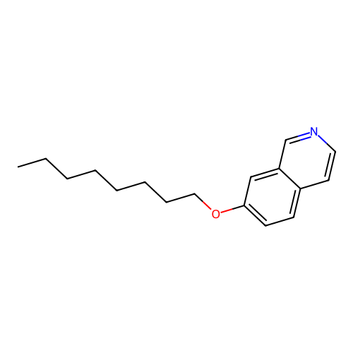 7-Octoxyisoquinoline structure