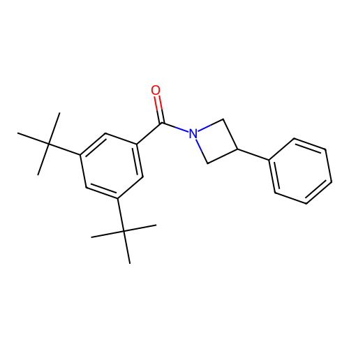 1-(3,5-Ditert-butylbenzoyl)-3-phenylazetidine structure