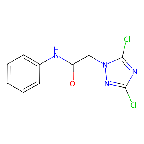 2-(3,5-dichloro-1H-1,2,4-triazol-1-yl)-N-phenylacetamide structure