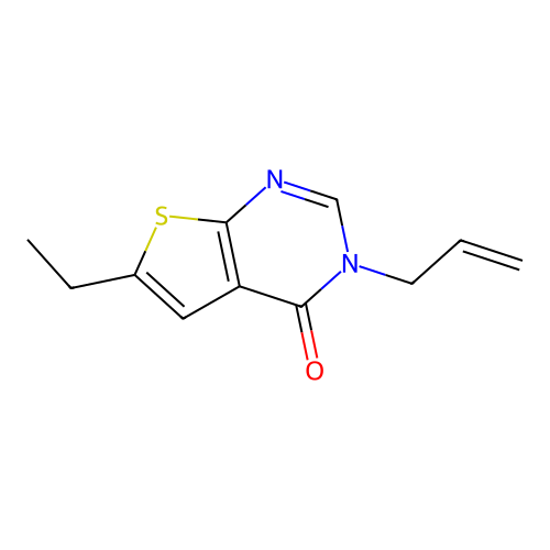 3-Allyl-6-ethylthieno[2,3-d]pyrimidin-4(3H)-one structure