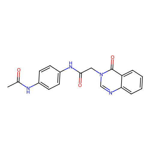 N-(4-acetamidophenyl)-2-(4-oxoquinazolin-3(4H)-yl)acetamide structure