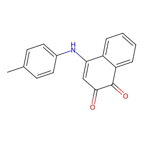 4-(4-Toluidino)-1,2-naphthalenedione structure