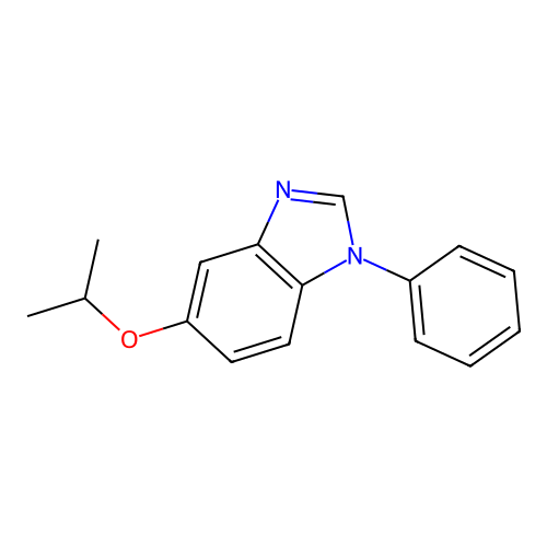1-phenyl-5-(propan-2-yloxy)-1H-1,3-benzodiazole structure