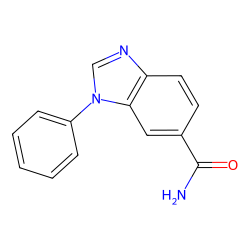 1-Phenylbenzimidazole deriv. 81 structure