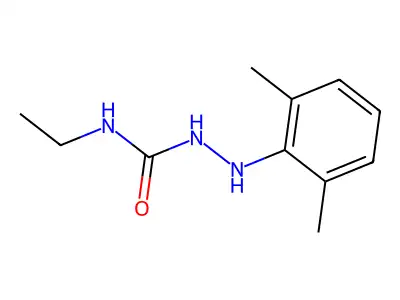 2-(2,6-Dimethylphenyl)-N-ethylhydrazine-1-carboxamide structure