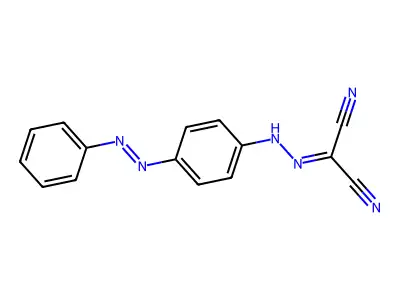 Propanedinitrile, [[4-(phenylazo)phenyl]hydrazono]- structure
