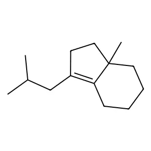 7a-Methyl-3-(2-methylpropyl)-1,2,4,5,6,7-hexahydroindene structure