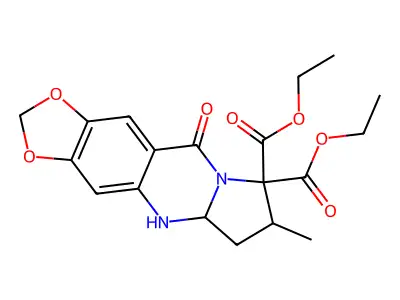 7-methyl-10-oxo-5,6,7,10-tetrahydro-5aH-[1,3]dioxolo[4,5-g]p structure