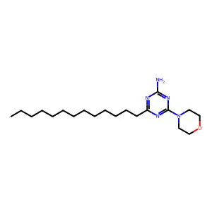 4-Morpholin-4-yl-6-tridecyl-1,3,5-triazin-2-amine structure