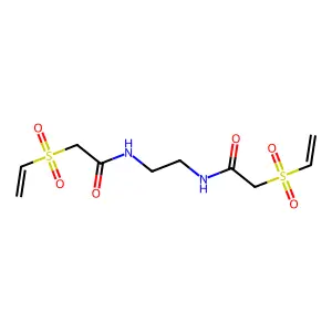 1,2-Bis(vinylsulfonylacetamido)ethane structure