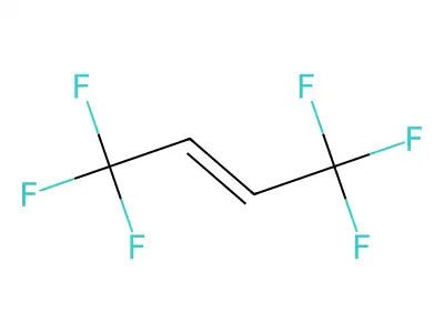 1,1,1,4,4,4-Hexafluoro-2-butene structure