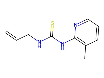 1-(3-Methyl-2-pyridinyl)-3-prop-2-enylthiourea structure