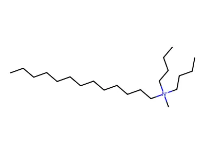 Dibutyl-methyl-tridecylazanium structure