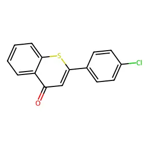 4'-Chlorothioflavone structure