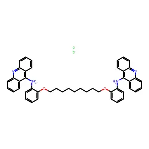 9,9'-Nonamethylenedioxybis(o-phenyleneimino)bisacridine dihydrochloride structure