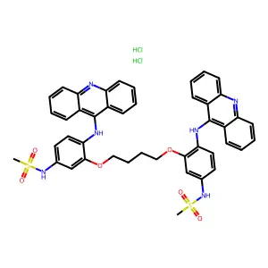 C44H40N6O6S2.2ClH structure