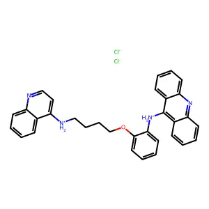 C32H28N4O.2ClH.2H2O structure