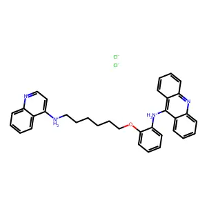 C34H32N4O.2ClH.1/2H2O structure