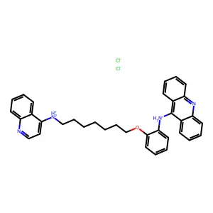 C35H34N4O.2ClH.1/2H2O structure