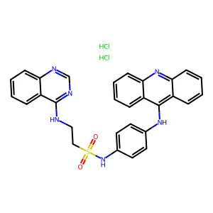 C29H24N6O2S.2ClH structure