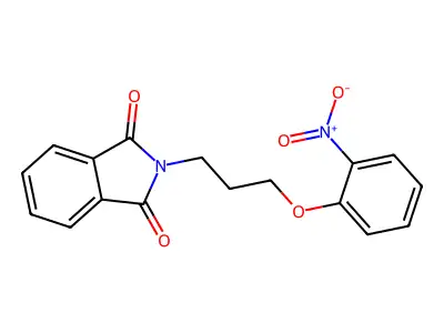 1H-Isoindole-1,3(2H)-dione, 2-[3-(2-nitrophenoxy)propyl]- structure