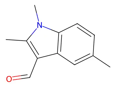 1,2,5-Trimethyl-1H-indole-3-carbaldehyde structure