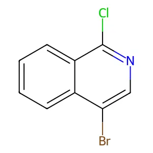 4-Bromo-1-chloroisoquinoline structure