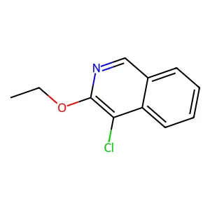 3-Ethoxy-4-chloroisoquinoline structure