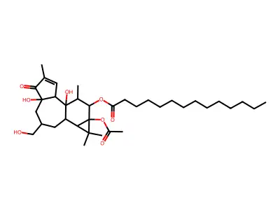 2,3-Dihydrophorbol myristate acetate structure