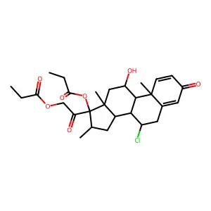 阿氯米松-17,21-二丙酸酯 structure