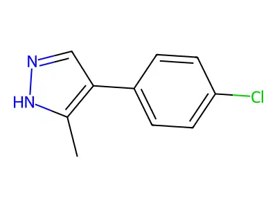 4-(4-Chlorophenyl)-3-methyl-1H-pyrazole structure