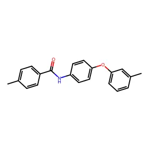 4-methyl-N-[4-(3-methylphenoxy)phenyl]benzamide structure