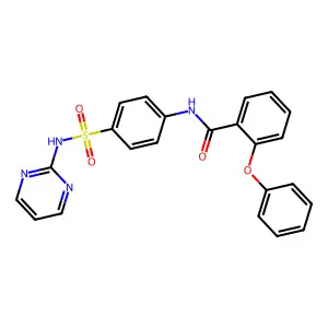 2-phenoxy-N-[4-(pyrimidin-2-ylsulfamoyl)phenyl]benzamide structure