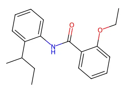 N-(2-butan-2-ylphenyl)-2-ethoxybenzamide structure