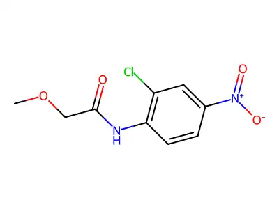N-(2-chloro-4-nitrophenyl)-2-methoxyacetamide structure