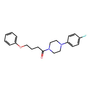 1-[4-(4-Fluorophenyl)piperazin-1-yl]-4-phenoxybutan-1-one structure