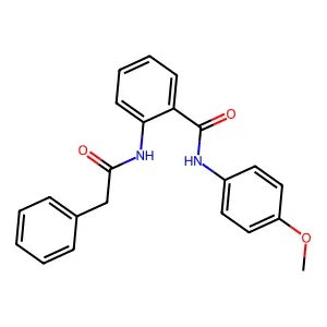 N-(4-methoxyphenyl)-2-[(2-phenylacetyl)amino]benzamide structure