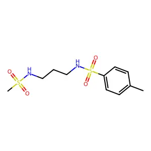 N-[3-(methanesulfonamido)propyl]-4-methylbenzenesulfonamide structure