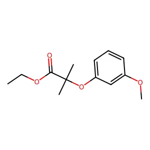 Ethyl 2-(3-methoxyphenoxy)-2-methylpropanoate structure