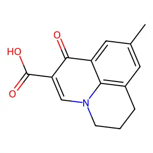 9-methyl-1-oxo-6,7-dihydro-1H,5H-pyrido[3,2,1-ij]quinoline-2-carboxylic acid structure