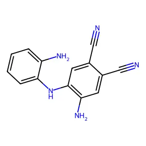 4-Amino-5-(2-aminoanilino)phthalonitrile structure